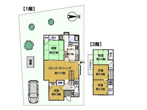 中古一戸建て 船橋市三山1丁目 間取図
